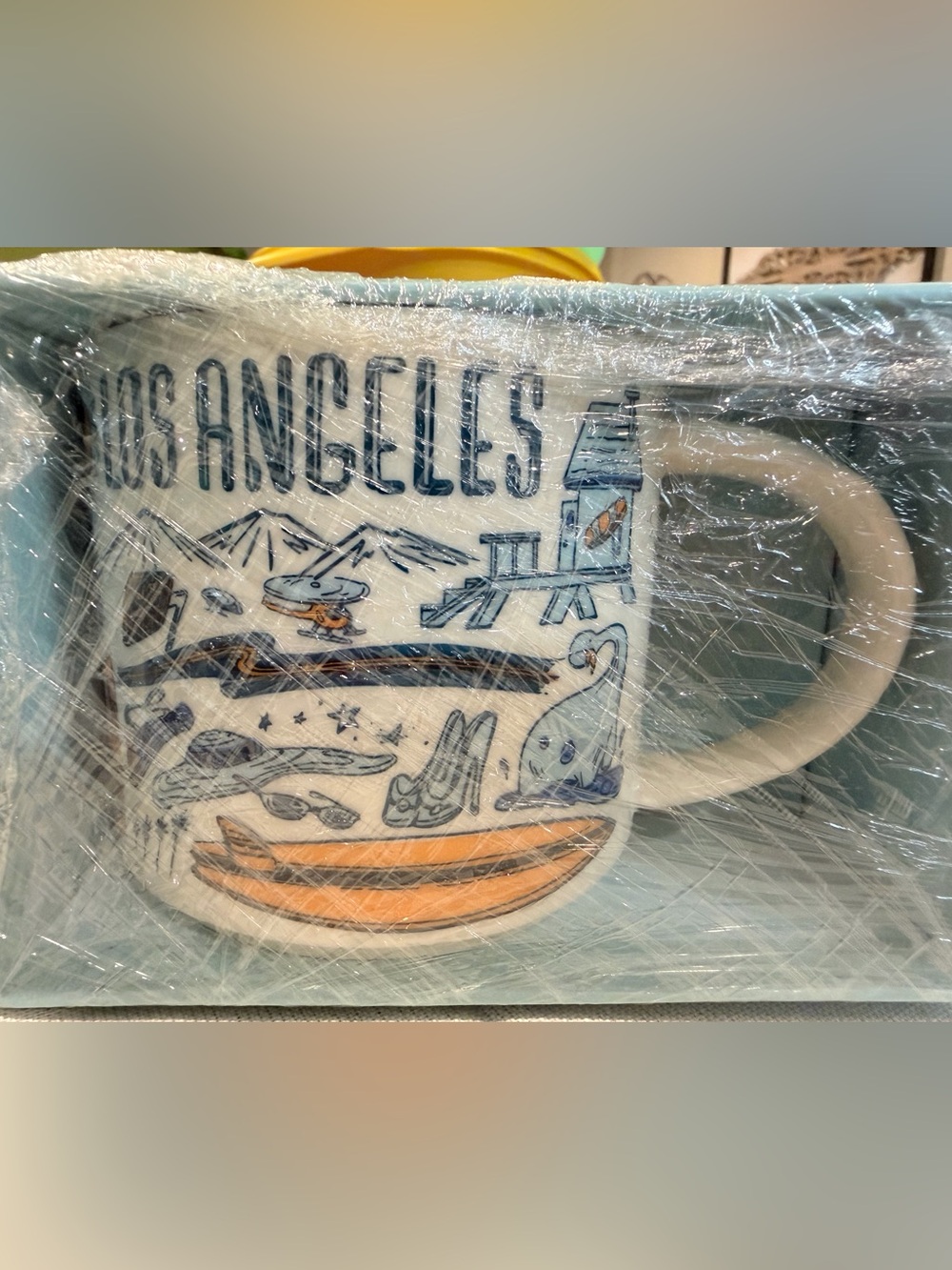 Starbucks Los Angeles Blue White Orange City Mug